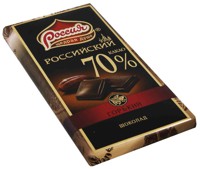 Шоколад Россия Российский горький 70%